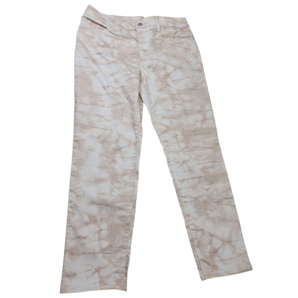 Chico's Perfect Stretch Girlfriend Slim Leg Ankle Animal‎ Print Pants Size 0.5